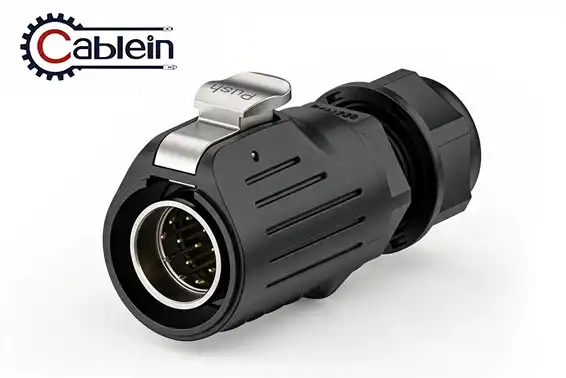 LP20 12-Pin Plastic Metal Waterproof Signal Connector